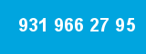 931 966 27 95 931 966 27 95